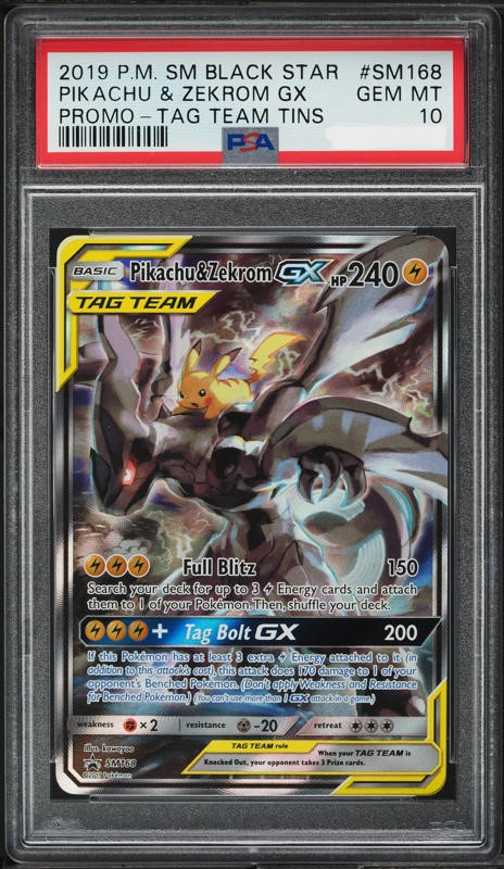 Pikachu & Zekrom GX (SM 168)