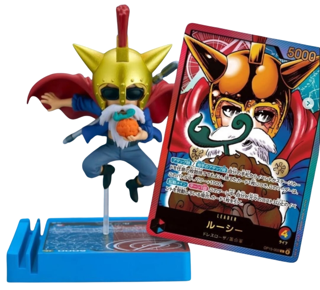 Lucy (OP15-002) (Gold Text) - Sealed with Figurine